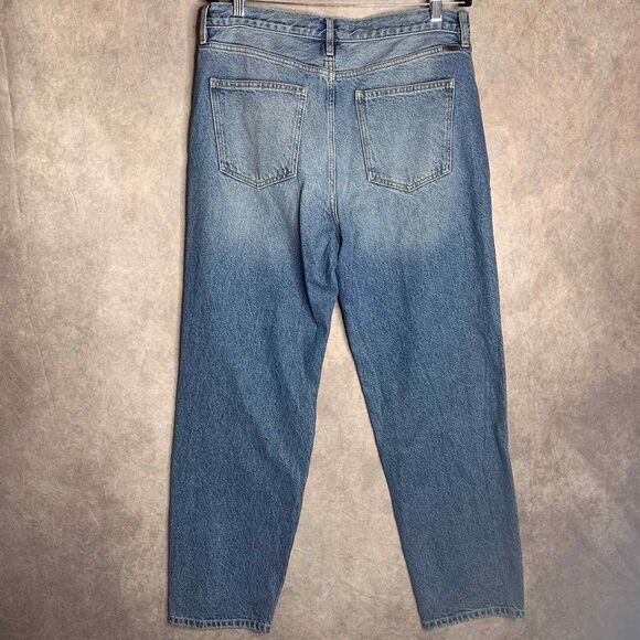 KanCan Womens Jeans Sz 11 Blue Stonewashed Denim Quincy Dad High Rise Distressed - Picture 7 of 9